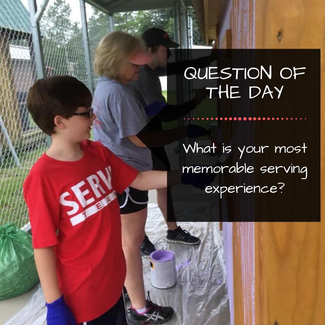 every1countsDC's tweet image. QUESTION OF THE DAY: What has been your most memorable serving experience?

#qotd #servolution #serveday19 #everyONEcounts #destination #church #blackshear #waycross #georgia