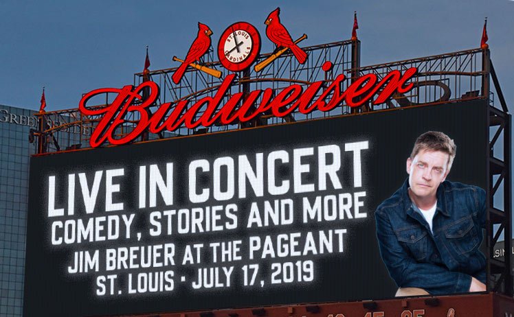 vintagevinylSTL's tweet photo. Wednesday, July 17th! @JimBreuer comes to @ThePageantSTL! Retweet for the chance to win a pair of tickets to the show! https://t.co/B5u31bGdoG