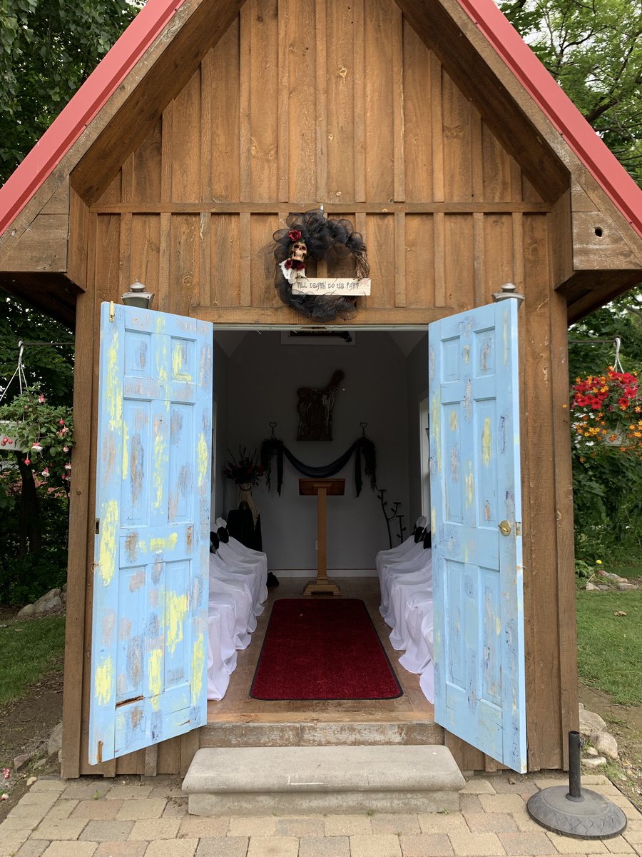 elijahdaniel's tweet image. Gay Hell, Mi has everything. A library, a place to lock your love in Gay Hell, and even a WEDDING CHAPEL TO GET GAY MARRIED IN HELL!