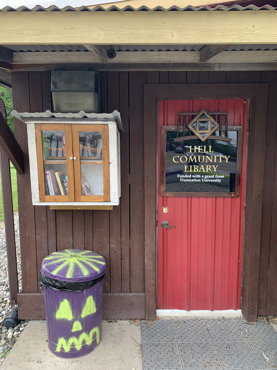 elijahdaniel's tweet image. Gay Hell, Mi has everything. A library, a place to lock your love in Gay Hell, and even a WEDDING CHAPEL TO GET GAY MARRIED IN HELL!