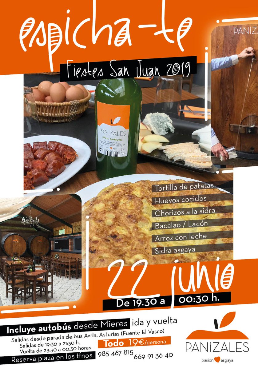 Disfruta con nosotros de #SanJuan2019 #Mieres #sidra