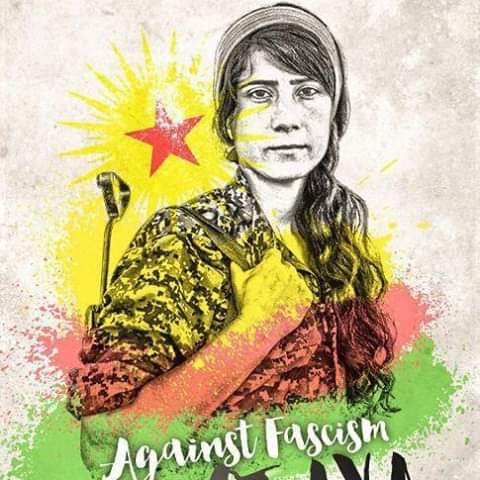 "Deseo poder plantar flores 
allí donde el enemigo arrasa 
y quema los bosques"
#MakeRojavaGreenAgain
🔰Solidaridad internacional con el pueblo kurdo🔆
que continúa siendo masacrado y ocupado por bandas yihadistas🇹🇷.
Mercenarios, logística🇺🇸🇪🇺 y el silencio complice de Occidente.