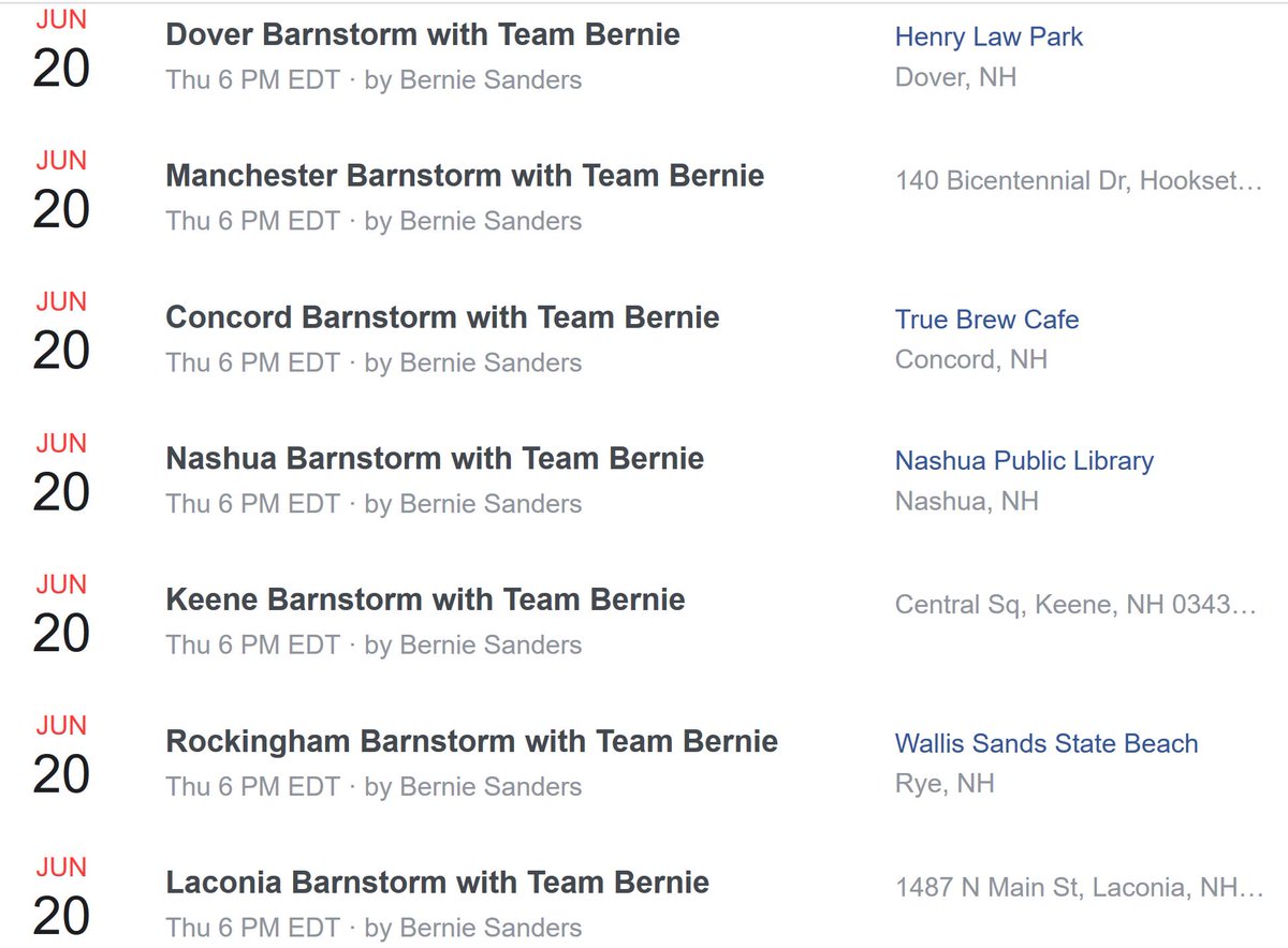 OOOlson's tweet photo. Big #BERNstorm for @BernieSanders' campaign team in New Hampshire this weekend! Check the Facebook page for event details and Volunteer at https://t.co/rs39S5D4gr 

#Bernie2020 #NHprimary #NHpolitics #NewHampshire https://t.co/IiuFOJ9HgE