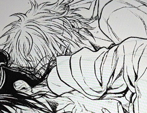 Why does my Gintoki always look kinda evil... seriously. He is the hardest to draw, especially his hair. He's making me sleep deprived lol 