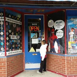 Behind this door was where every #70s and #80s kid spent their allowance. #baseballcards #comicbooks and #vinyl #Nashville #TheGreatEscape #legendary <a href="/TGENashville/">The Great Escape</a>