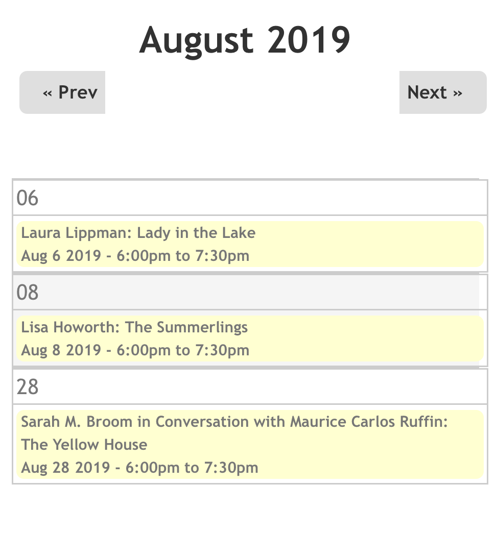 TheGDBookShop's tweet photo. August is already shaping up to be a pretty great month for book signings, add these to your calendar now!
@LauraMLippman #lisahoworth @sarahmbroom @MauriceRuffin
https://t.co/PM1lmASPzc https://t.co/fKEkdDoEs6