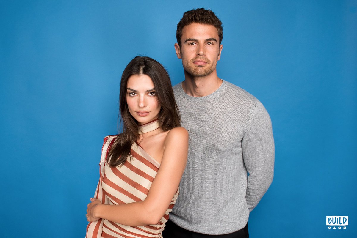 Don't miss our chat with #TheoJames &amp; <a href="/emrata/">Emily Ratajkowski</a>! 🔥 build.nyc/lyingstealing