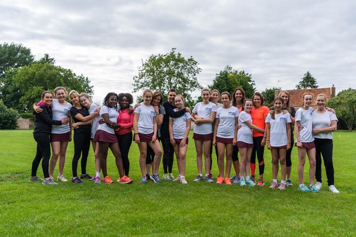 What fun we had this evening in the Mothers v Daughters Rounders match in the beautiful setting of the Walled Garden. It was a close  game but the Daughters came out victorious 11 v 8!