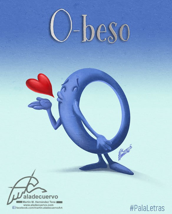 aladecuervo's tweet photo. "Obeso" en el "PalaLetras" hoy. Feliz inicio de semana lleno de buena vibra para todos!! #AlaDeCuervo #PalaLetras #Cartooning #HumorGrafico #Obeso https://t.co/cffie6rQRi https://t.co/dbjWsKRGKx