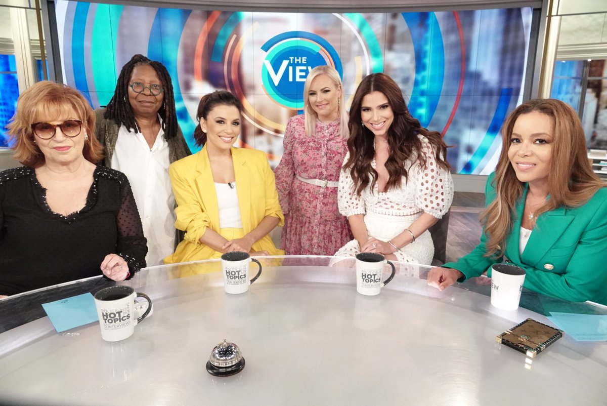 TheView's tweet photo. Miss today’s show? Catch up on #HotTopics and our conversation with @EvaLongoria and @Roselyn_Sanchez 👇

LISTEN: https://t.co/0qdRI2DoJj
WATCH: https://t.co/cVclFZyKV0 https://t.co/KCRR4SHaXw