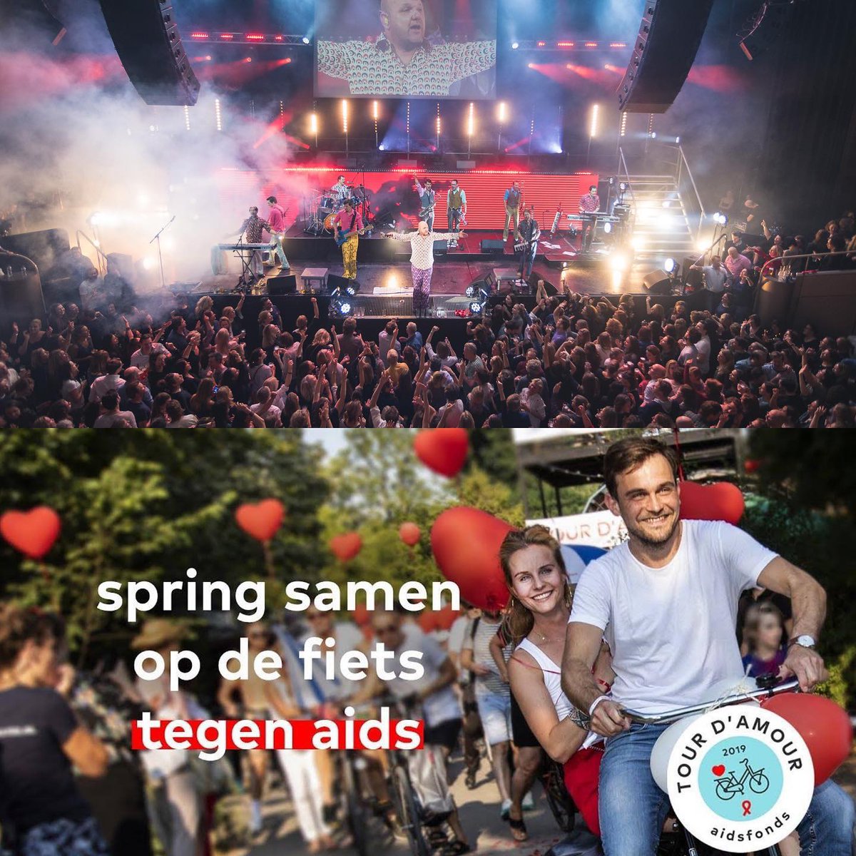 Aanstaande donderdag spelen wij in het Vondelpark voor het <a href="/Aidsfonds/">Aidsfonds</a> in het kader van de Tour d'Amour. Kan het mooier? Kom kijken! tourdamour.aidsfonds.nl