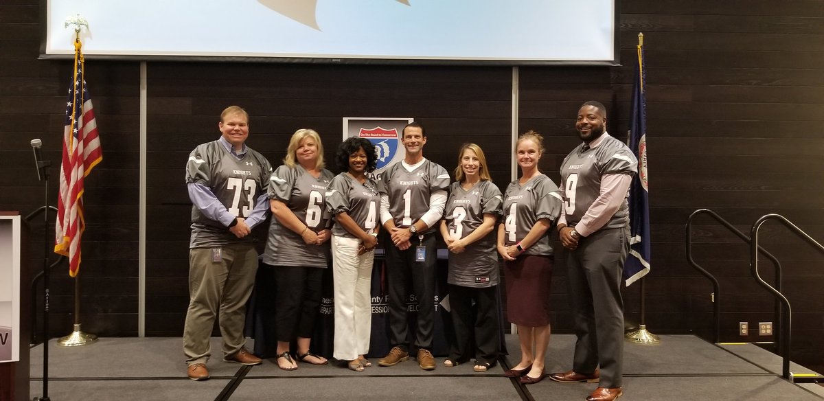 This team is AMAZING! I am extremely honored and fortunate to work with awesome individuals committed to students and the greater good. As we take a moment to reflect on 2018-2019, our sights are set for an even better year in 2019-2020!!!
#EveryKnightEveryDay 
#BetterEveryDay