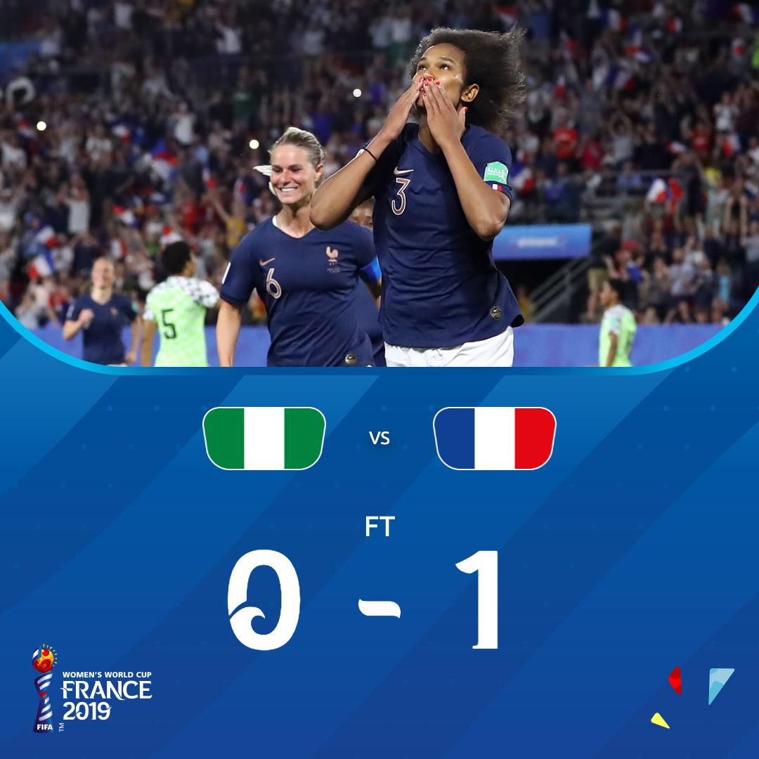 FIFAWWC's tweet image. 3/3 for #FRA in Group A! 

#NGAFRA | #FIFAWWC