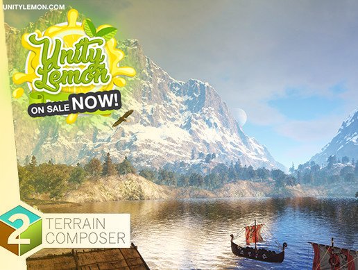 UnityLemon's tweet image. Terrain Composer 2 is on sale !!! Only $22.5 #unitylemon #unity #assetstore #sales assetstore.unity3d.com/en/#!/content/…