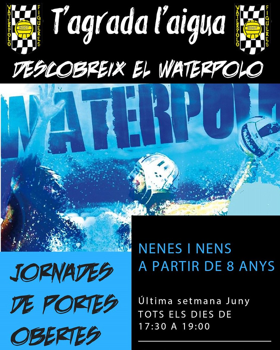 Vaaaaa!!! Qui s'anima a provar un esport d'equip, amb aigua i pilota!!!!
Vaaaaa!!! Quien se anima a provar un deporte de equipo, con agua y pelota!!!!