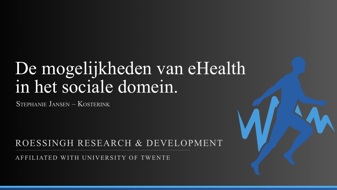 Morgen bij het <a href="/Sociaalweb/">PONT | Zorg & Sociaal</a> congres “Nieuwe technologieën in het sociaal domein, zorg en welzijn” verzorg ik een presentatie over de mogelijkheden van #eHealth in het sociale domein.