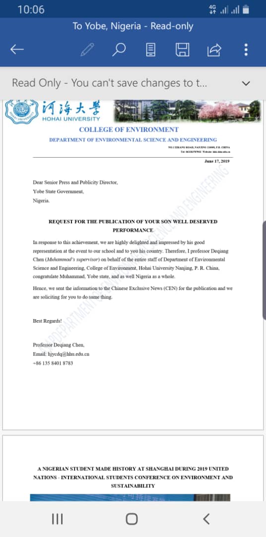 Abdullah Bego On Twitter Yobe Student Shatters Glass Ceiling In