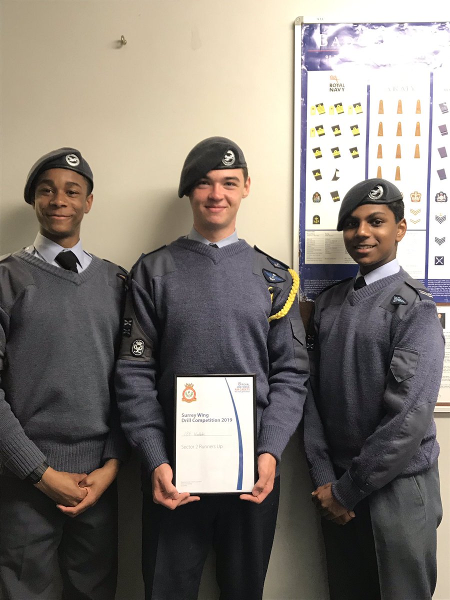 Smiles all round as we placed 2nd in Sector 2 Drill Competition this evening! 
Next step: Wing Drill Competition. 
#team18 1️⃣8️⃣ #revival #surreywingatc #laser