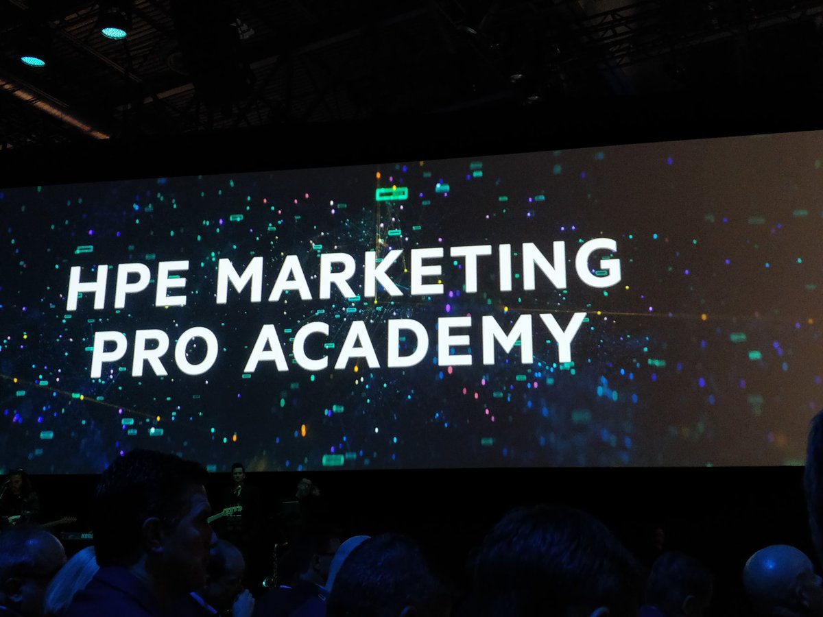 Exciting announcements by <a href="/JJacksonJJ3/">Jim Jackson</a> on the HPE Marketing Pro Academy, with a new Digital Marketing Partner Learning Center and Accreditation coming soon. We're committed to helping our partners build their proficiency in digital marketing. #HPEPartnerSummit #HPEPartner