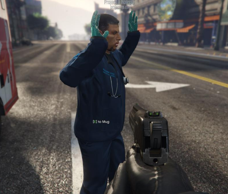 Project X Roleplay isn't just for the good people, its also for the bad  people. Go out grab a gun and start mugging people, but make sure your  not seen by police, cause around you, might be a snitch. ProjectXRP.com