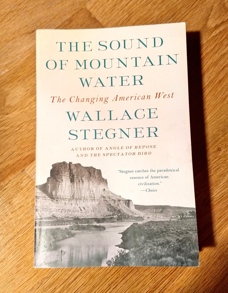 78. Among the great American authors, I wd've liked to meet Stegner the most. His sentences - neither terse as Hemingway, nor extravagant as Faulkner - clip clop at a steady pace. Yet, they remain pregnant w/ sentiment all the while cloaked in a nobility to make a show of it all.