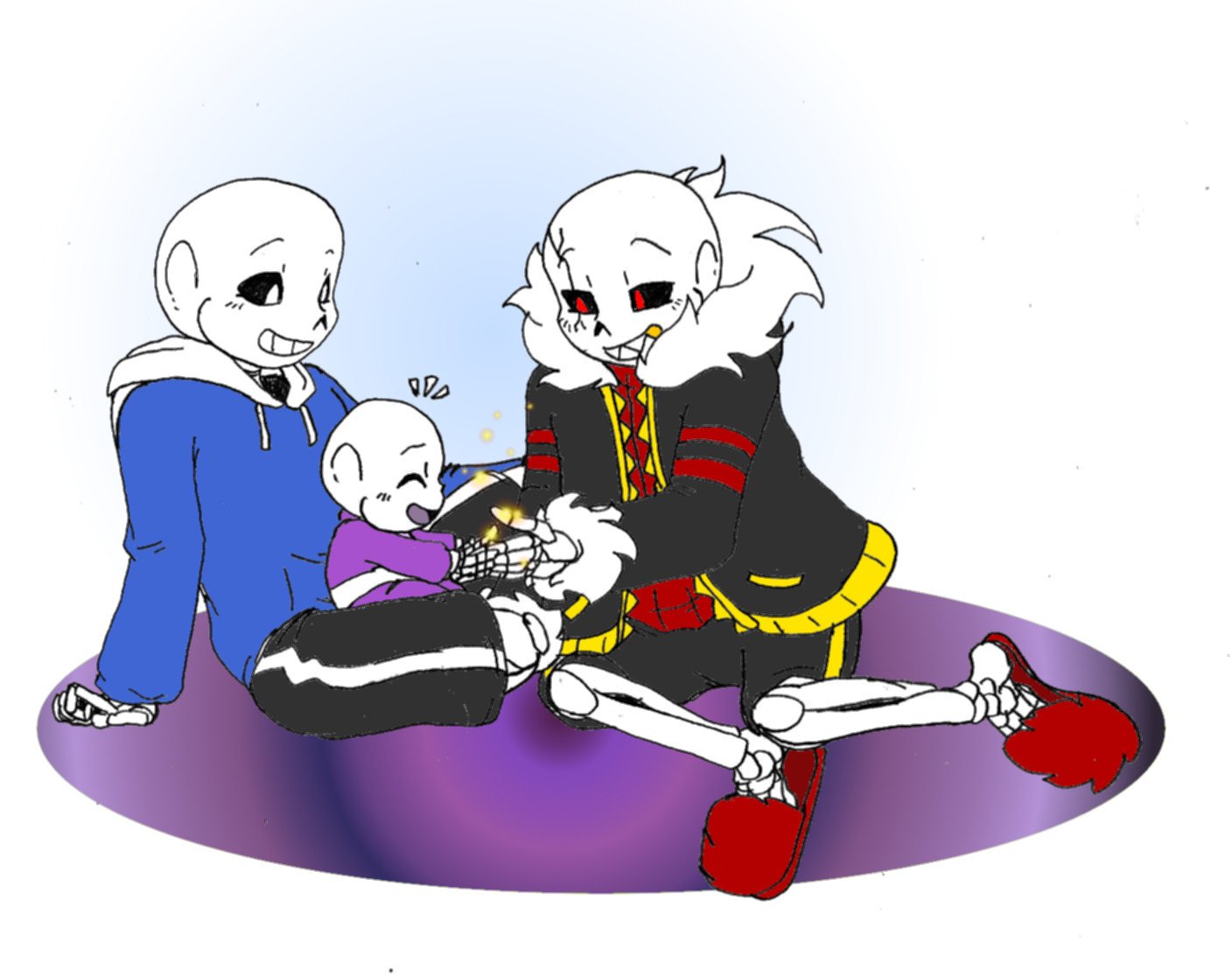 “The Kustard family #undertale #underfell #sans #red #echo #sanscest” 