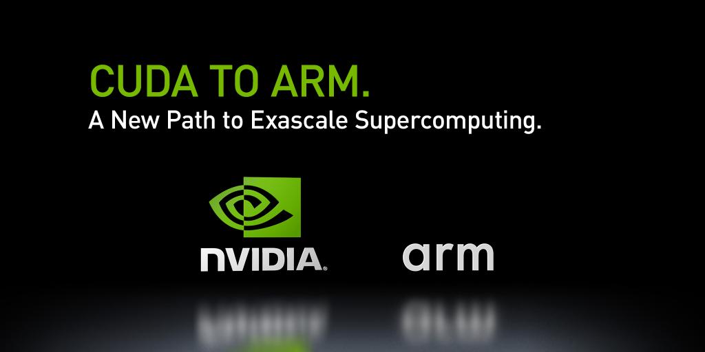 NVIDIAJapan's tweet image. NVIDIAのCUDAが @Arm に対応。これによりエネルギー効率にきわめて優れた、#AI 対応のエクサスケール スーパーコンピューティングへの新たな道筋が開かれます。#ISC19 松岡聡氏 @ProfMatsuoka のエンドースメントも掲載。日本語のプレスリリースはこちらをご覧ください。nvda.ws/31BmFb7