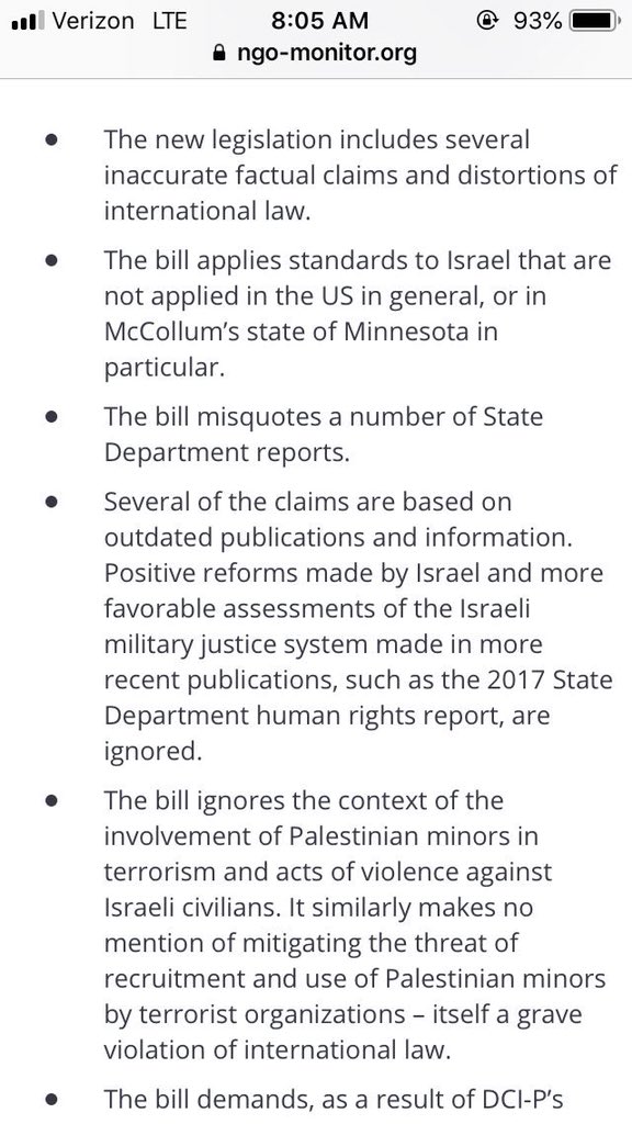 RisingHigh2's tweet photo. @BDSmovement @RepBarbaraLee @RashidaTlaib @AOC @IlhanMN @repmarkpocan @AyannaPressley @BettyMcCollum04 There’s a lot of distortions and untruths in this bill!  Go to @NGOmonitor and read about it. https://t.co/pR2TrLqSeZ