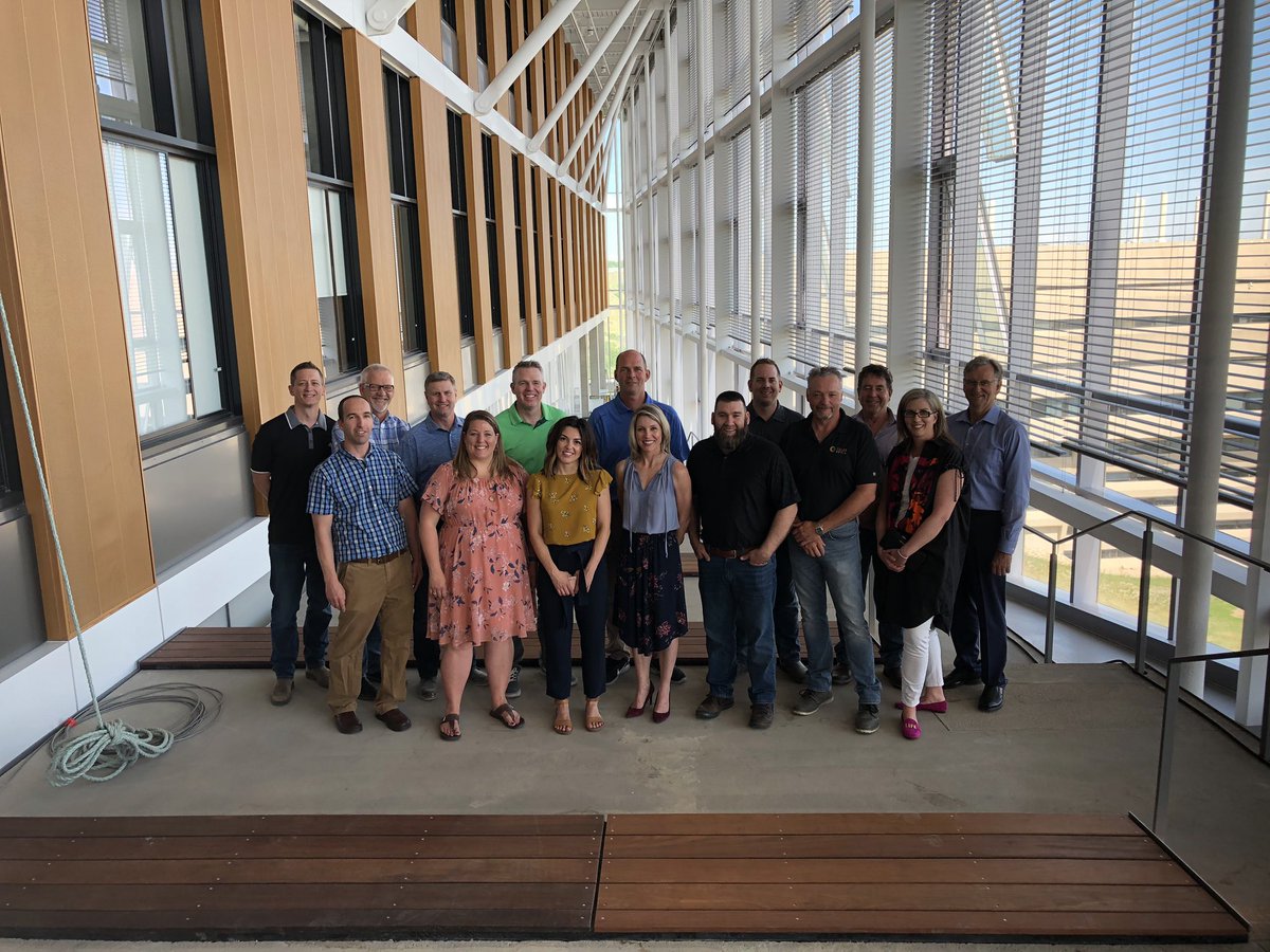 lethconst's tweet photo. The LCA Board of Directors were treated to a tour of the University of Lethbridge’s state of the art Sciences building nearing completion. What a spectacular facility! Thanks to CCA Chair John Bockstael for joining us! #lethconst #ConstructionCAN #UofL #YQL https://t.co/CTF33isaPJ