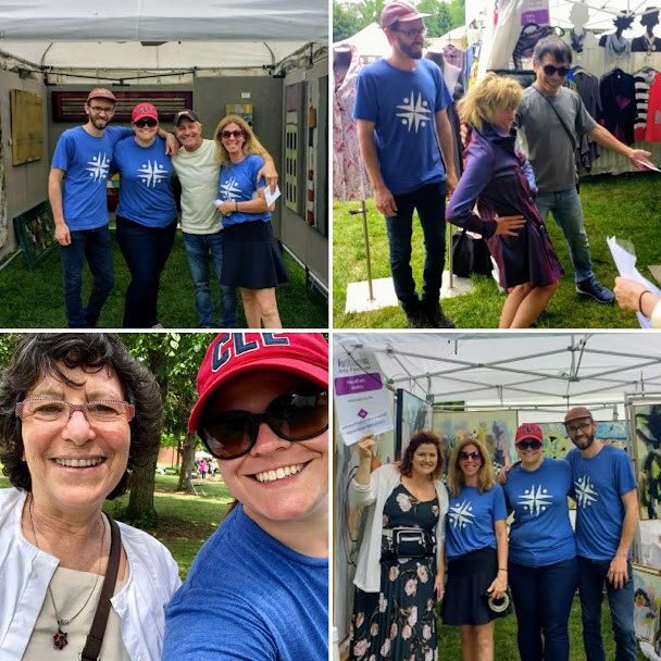 Announcing the selections from this weekend’s Worthington Arts Festival:

Best in Show: Armando Pedroso (Mixed Media) @armandopedroso
2nd: Jerry Yang (Fiber) 
3rd: Andrea Yagoda (Jewelry)
Honorable Mention: Heather Miles (Painting)

Congratulations!

#MAClive #artmakescbus