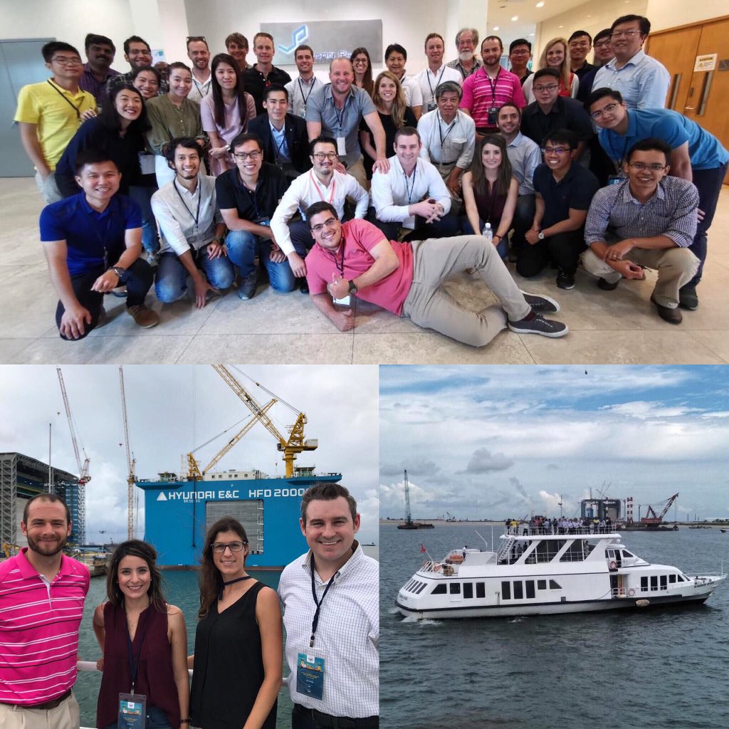PIANCUSA's tweet photo. On Day 4 of the @PIANC1 Young Professionals Commission (YP-Com) Biennial Technical Visit (BTV) in Singapore🇸🇬, YPs had site visits to Jurong Port and TUAS Pier 2.
#technicaltour #ports #maritimeport #pianc #singapore #pianc2019btv #piancusa #civilengineering #ypcom https://t.co/D32cX6OqTr