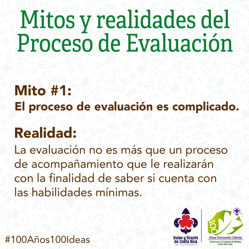¡ACABEMOS CON LOS MITOS! ✋🏼

En los próximos 8 días te contaremos los Mitos y Realidades que rodean el proceso de Evaluación de Insignia de Madera ¡Animate a iniciar el tuyo!

#100Años100Ideas #SiempreListos