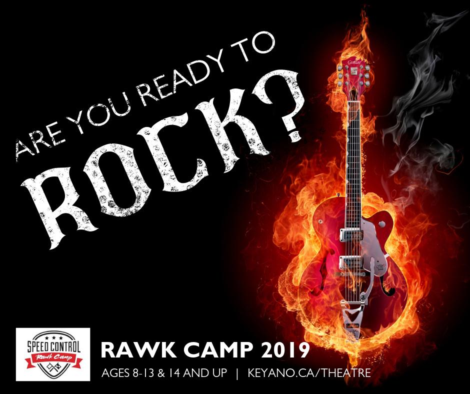 KeyanoTC's tweet image. Are you ready to RAWK? 🎸 Coming to Keyano Theatre this summer is Speed Patrol&apos;s four-day RAWK camp! Kids aged 8-13 and 14+ (adults can rock out too!) are invited to this high energy, super fun music experience! #ymm #ymmarts @KeyanoTheatre