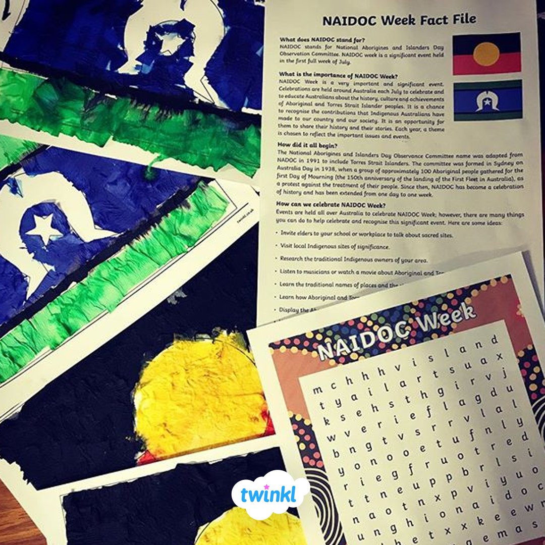 TwinklAustralia's tweet photo. Use this #NAIDOCWeek Fact File to teach your child all about the significance and history of this week. Download here >> https://t.co/z9lS1cK0Nf    

#VoiceTreatyTruth #LetsWorkTogether #twinklaustralia #naidocweek #classroomideas #gradteachers #iteach #aussieteachers https://t.co/AnkzVm6uSB