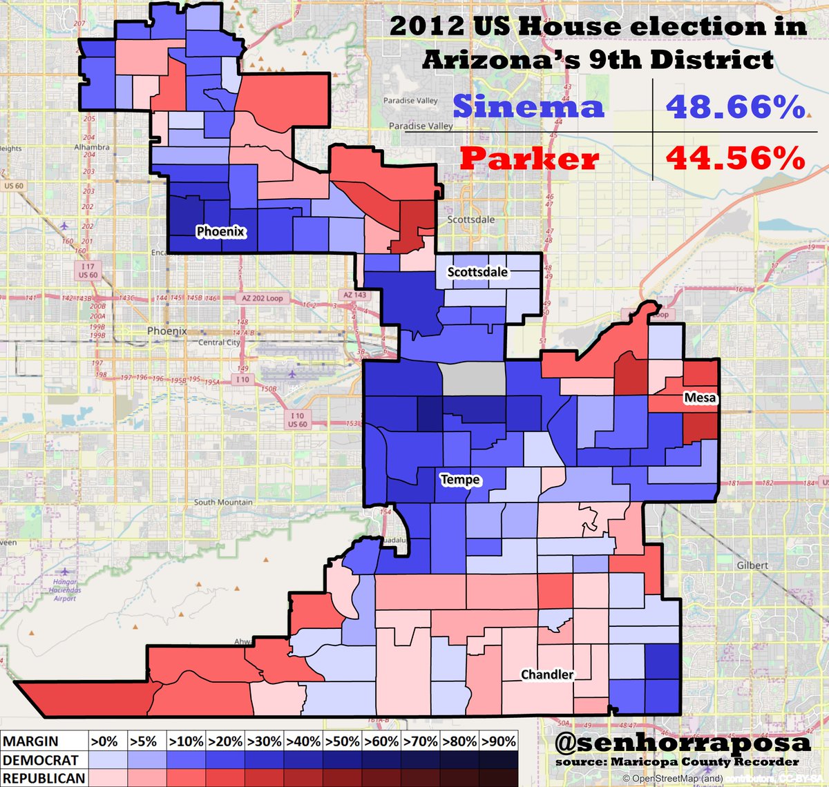 Arizona 9th Congressional District Map