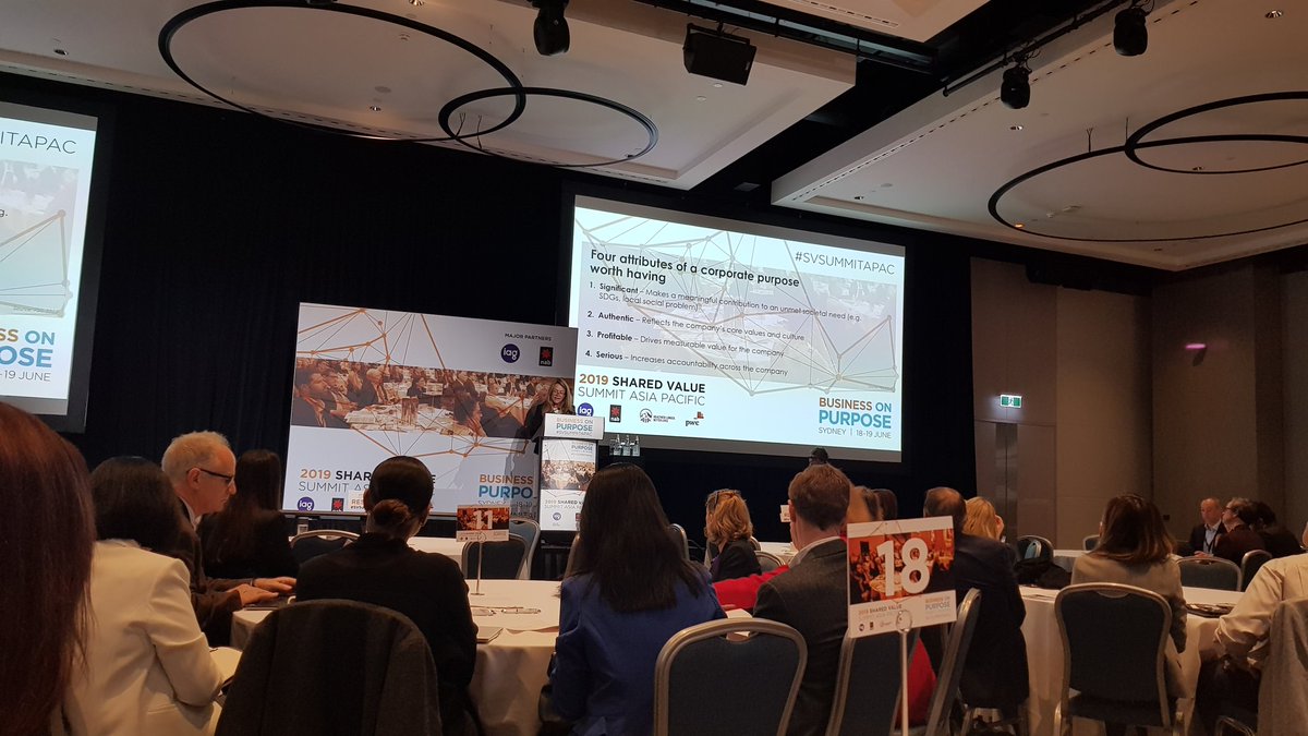 If purpose is the 'why', shared value is the 'how' for business #SVsummitapac