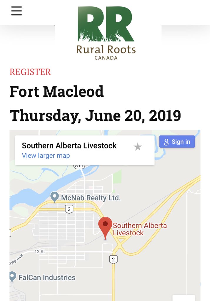 AYFR_NETWORK's tweet photo. Attention Fort Mcleod area young farmers! Don’t miss this great event! It’s happening this thursday June 20/2019! 
Click here to register! 👇https://t.co/jLbqm8zGKt
#ruralroots #agriculture #FortMcleod #ayfr https://t.co/McCpFohRIl