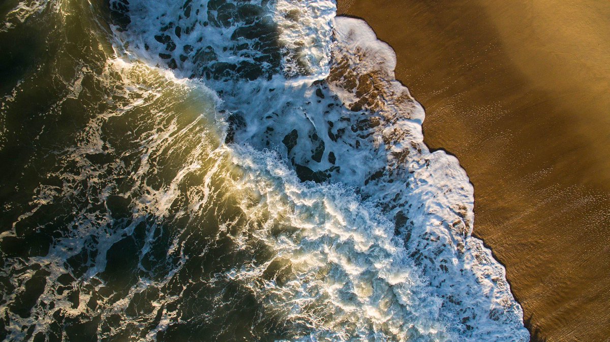 Waves Coming Ashore.  #photography  #beach  #ocean  #oceancity  #oceancitymaryland  #drone  #dji  #djiphantom3