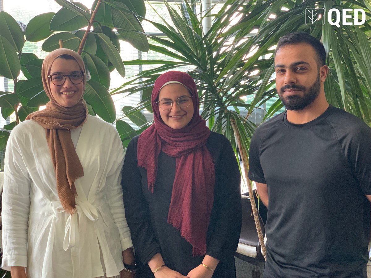 We would like to welcome three new team members to the family: Salma, Malak, and Rafat.

We are excited to start working with them and we cannot wait to see what they bring to QED!

#Canada #Oakville