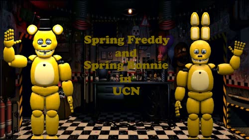 Spring Freddy and Spring Bonnie in UCN. pic.twitter.com/PkuiXGbYti. 