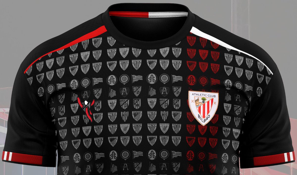 UrtziGJ's tweet photo. 👕 Camiseta Athletic Club Conmemorativa 👕

🔄 Me regalas tu RT? 🔄

Camiseta creada con la textura de todos los escudos del Athletic Club desde su fundación en 1898, detalles en mangas y colores del club. 🦁

Os gusta❓

⚠️ Diseño concept, NO real ⚠️ https://t.co/z9jO7X6qCu