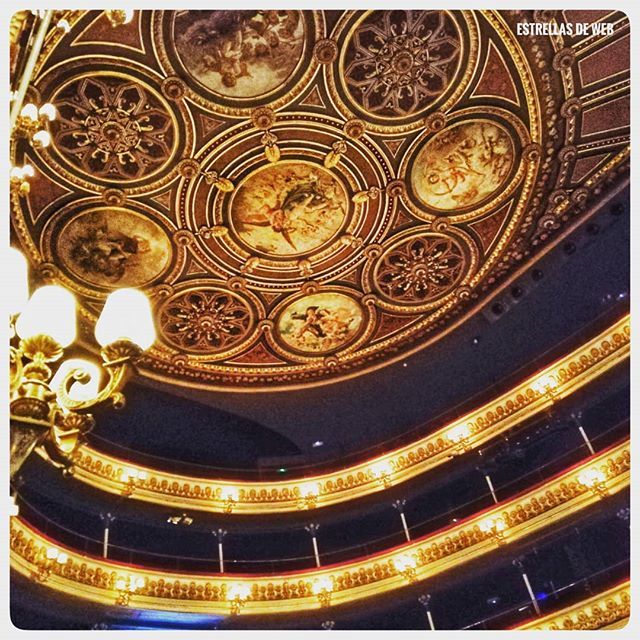 Esperando el comienzo de la función el tiempo pasa más rápido contemplando el maravilloso techo del Teatro Principal 😊😊 Por el contrario horrorosa y peligrosa la distribución de las nuevas butacas 🤪🤪 Como lo ves??
.
.
.
#teatro #teatroprincipal #techo #estrellasdeweb
168/365
