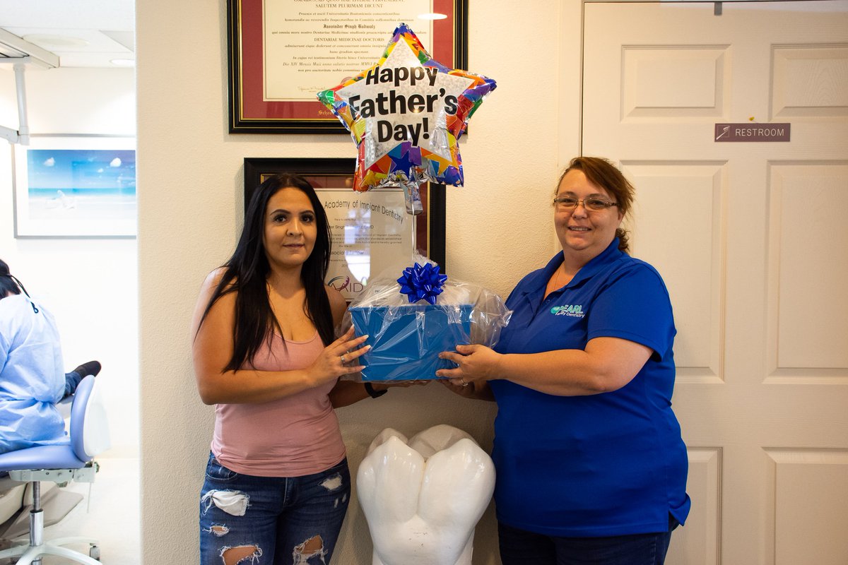 We hope everyone had a great Fathers Day weekend! Congratulations to our Fathers Day Raffle winner on Friday! #Pearlfamilydentistry #Flosslikeaboss #Drbadwalzhasamotorcyclenow