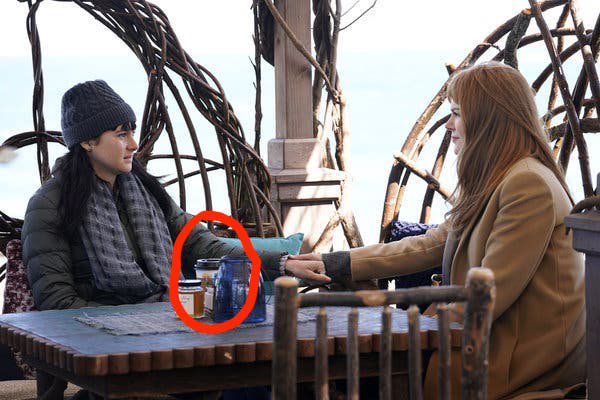 HBO leaves another coffee cup in plain view. Are they even trying anymore?