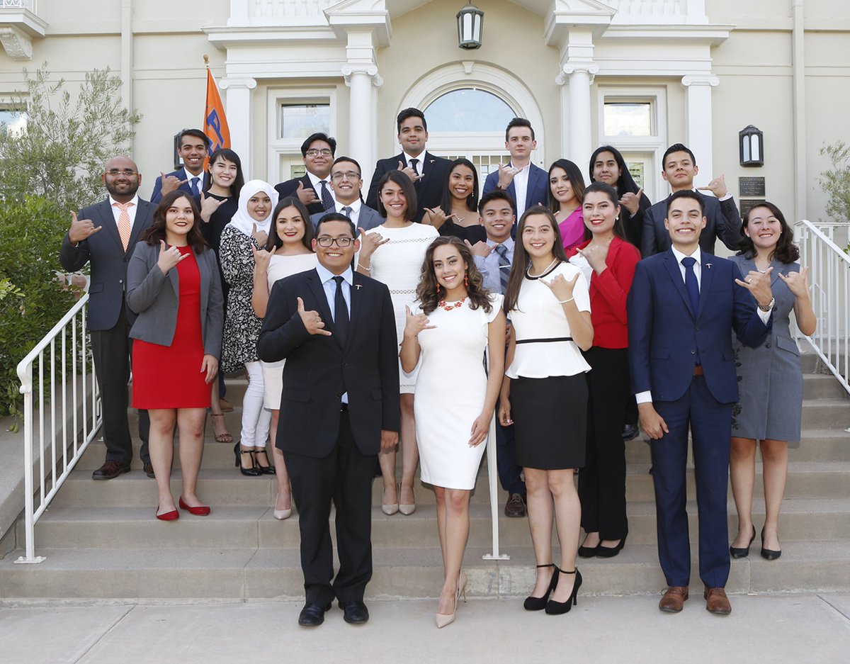 Hello Miners!!! We would like to introduce your new UTEP SGA administration for the 2019-2020 academic year!!!   
#picksup ⛏