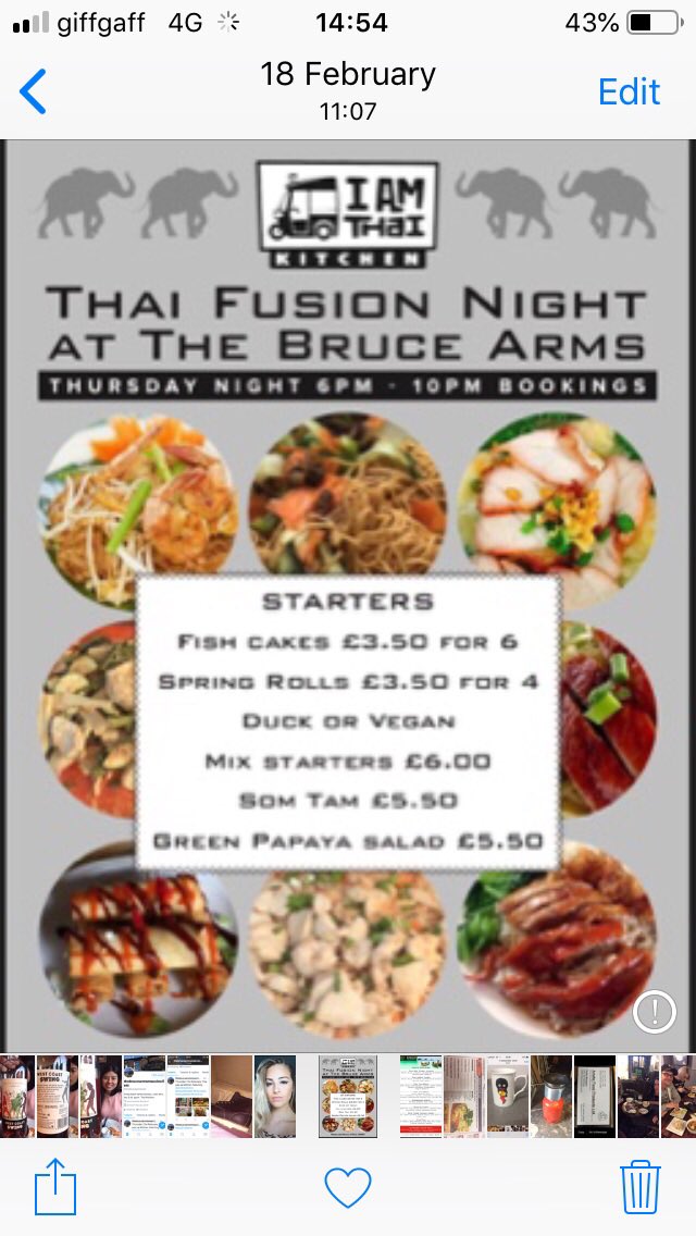 thebrucearmsmac's tweet photo. Don’t forget it’s Thai night this Thursday @thebrucearmsmac @treaclemarket @CheshireLiveMac @maccloop https://t.co/BgRKNlrLNV