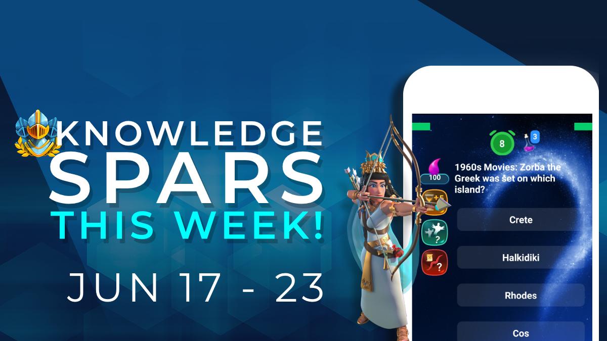 Knowledge Spars this week: June 17th - 23rd

Get ready to compete in spars about car brands, animals, and more to win #KNWToken and gift cards!

Learn more: triviaspar.com/2019/06/knowle…

#Trivia #brainteaser #blockchaintech