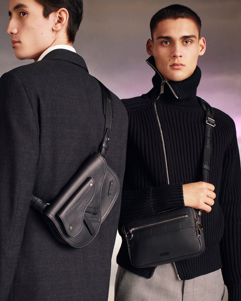 Dior on X: From the revisited #DiorSaddle bag for men to the bold