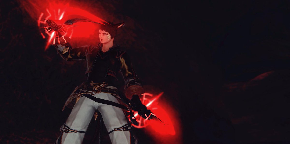EtylRook's tweet photo. Worked my butt off to get the ARR Ninja Relic, the Sasuke Blades. The glow is so cool. <3

#ffxiv #ninja #screenshot #ffxivsnaps #GPOSERS https://t.co/SDMd4yM0Uo