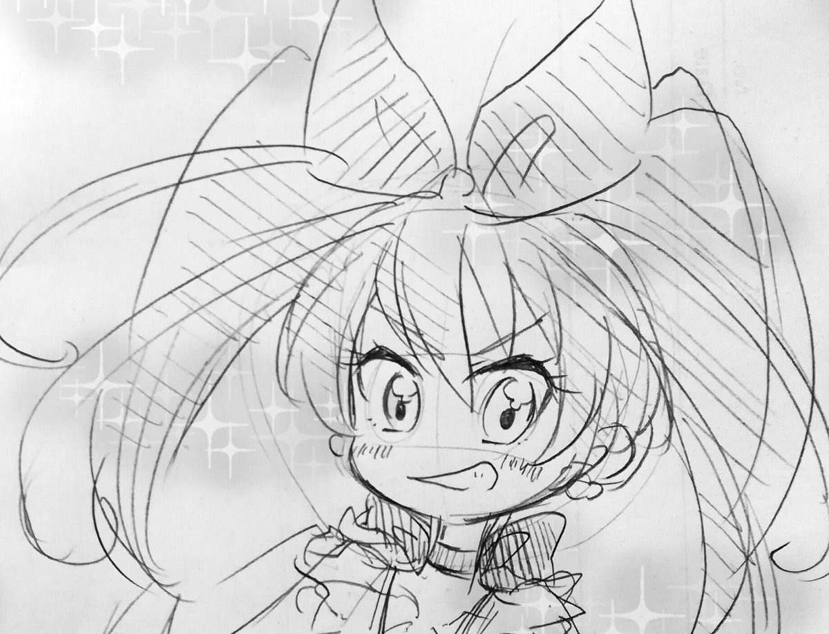 メロディ先輩!
#プリキュア版深夜の真剣お絵描き60分一本勝負 